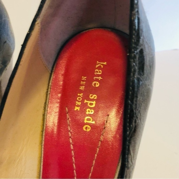 Kate Spade Peep Toe Leather Heels - Picture 2 of 4